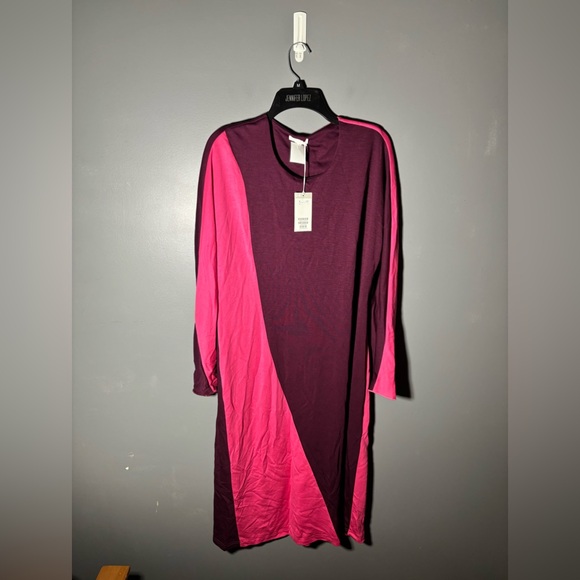 COS Paneled Jersey Maxi Dress Womens Size Large - Picture 2 of 5